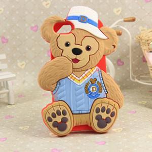 Iphone 5 Case, Cute Bear Bear Boy Soft Silicone..