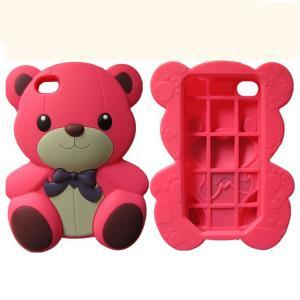 Iphone 5 Case, Sweet Bear Soft Silicone Gel Back..