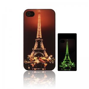 Iphone 4s Case, Eiffel Tower Pattern Noctilucence..