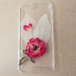 Iphone 5s Case, Handmade Real Pressed Flowers Dry..
