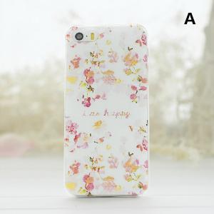 Iphone 5s Case, Floral Lace Butterfly Dots Printed..