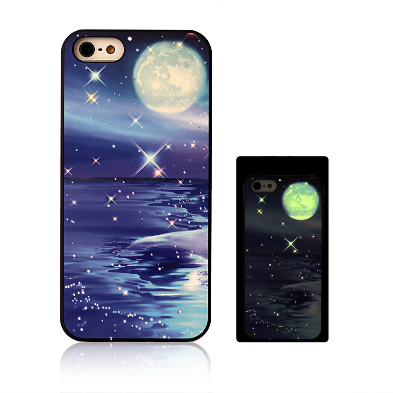 Iphone 5s Case, Night Sky Pattern Noctilucence Phone Case For Iphone 5/5s