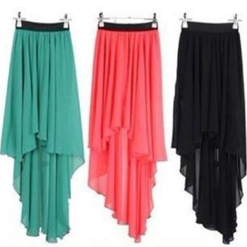 FASHION COLORFUL SHORT AND LONG SKIRT on Luulla